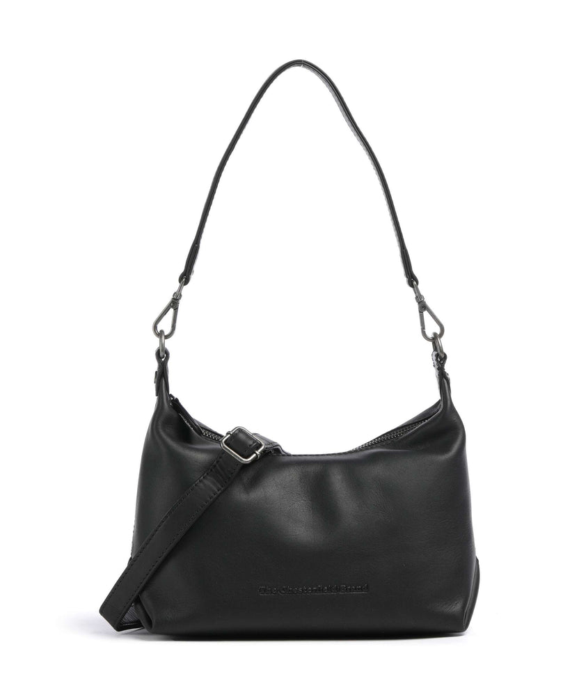 The Chesterfield Brand Wax Pull Up Cow Christie Shoulder bag black
