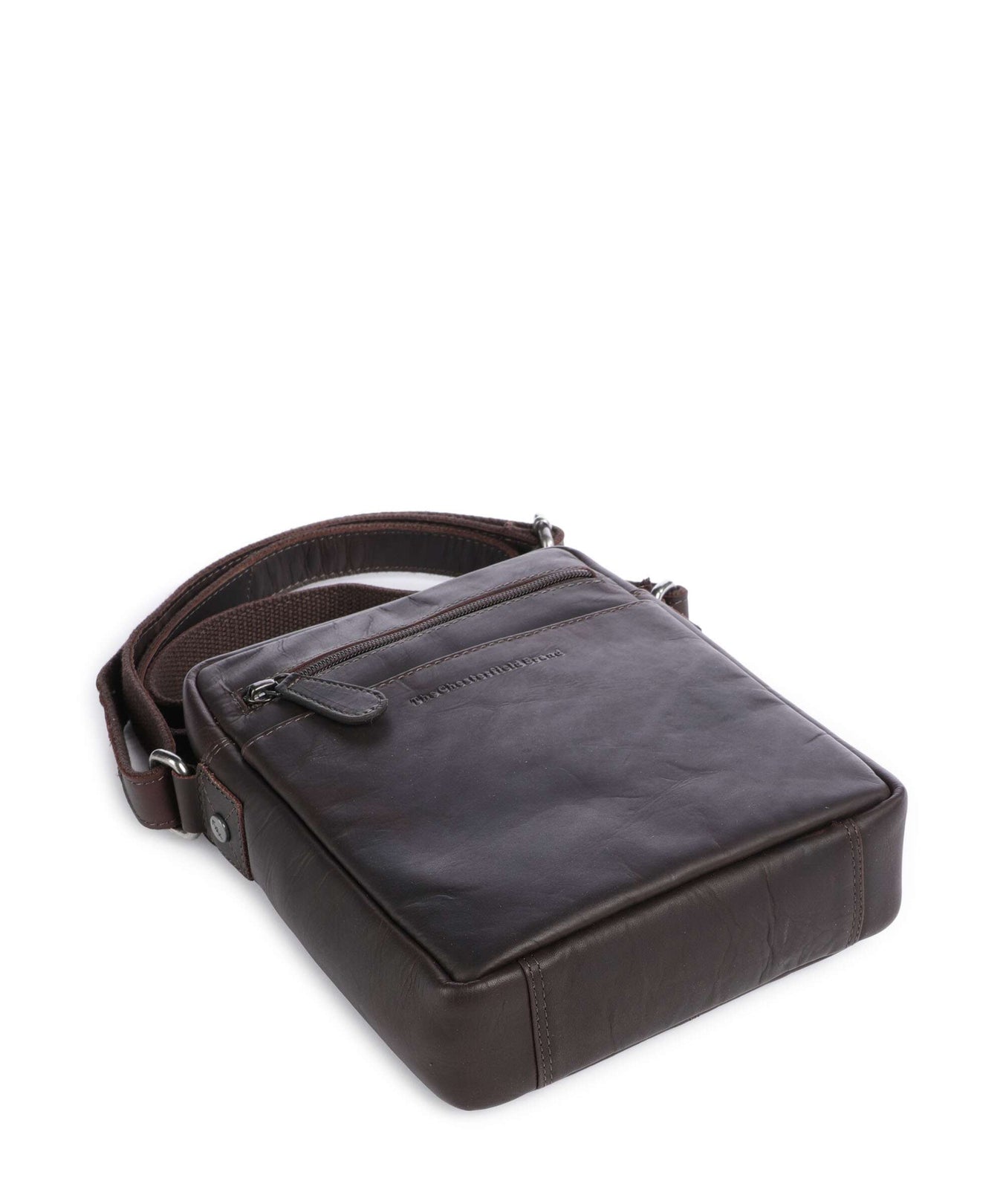 The Chesterfield Brand Wax Pull Up Cow Laveno Crossbody bag brown
