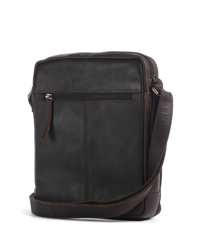 The Chesterfield Brand Wax Pull Up Cow Montira Crossbody bag brown