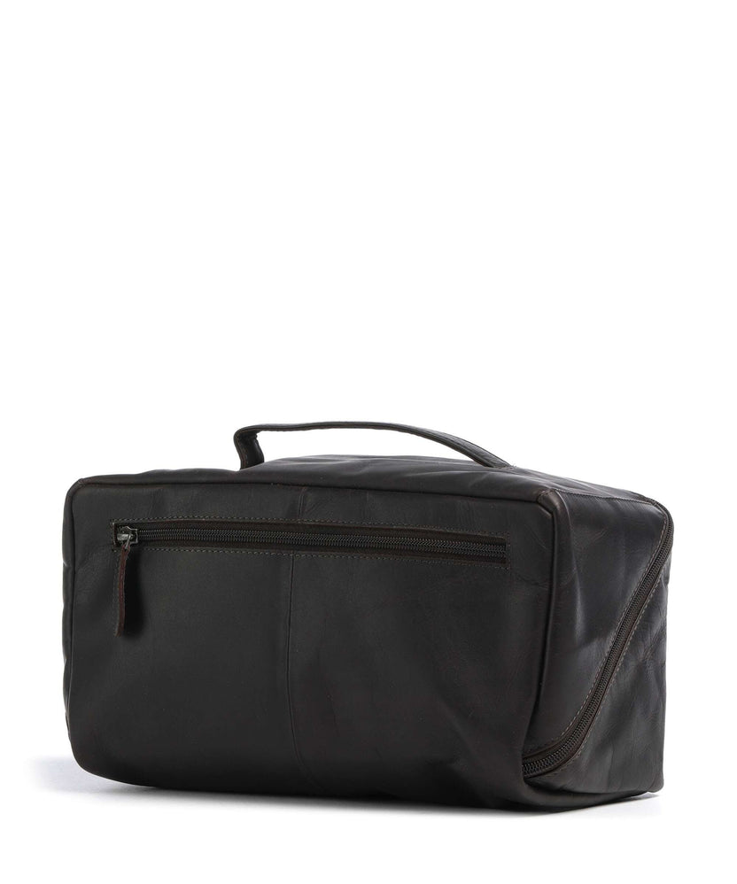 The Chesterfield Brand Wax Pull Up Cow Trevia Toiletry bag brown