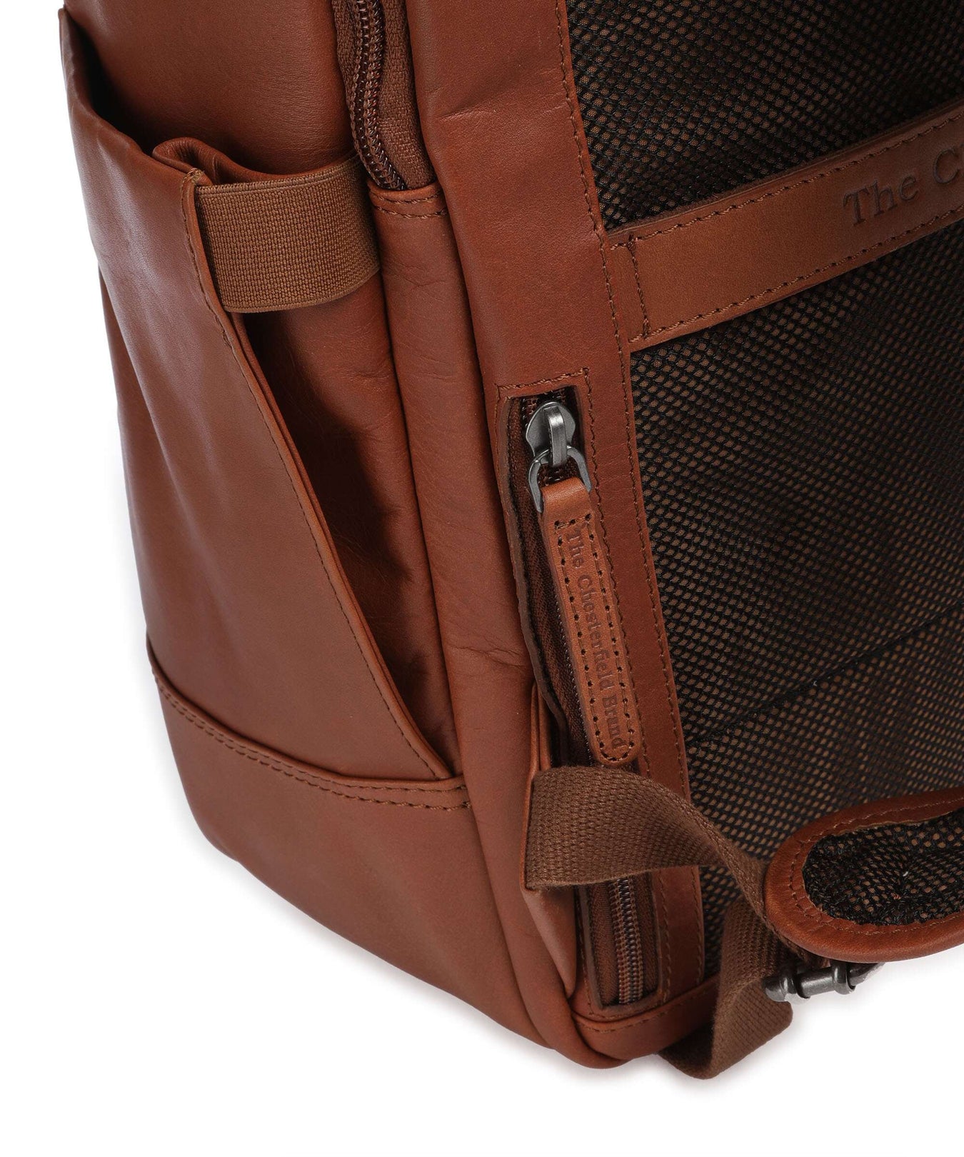 The Chesterfield Brand Wax Pull Up Cow Calden Backpack cognac