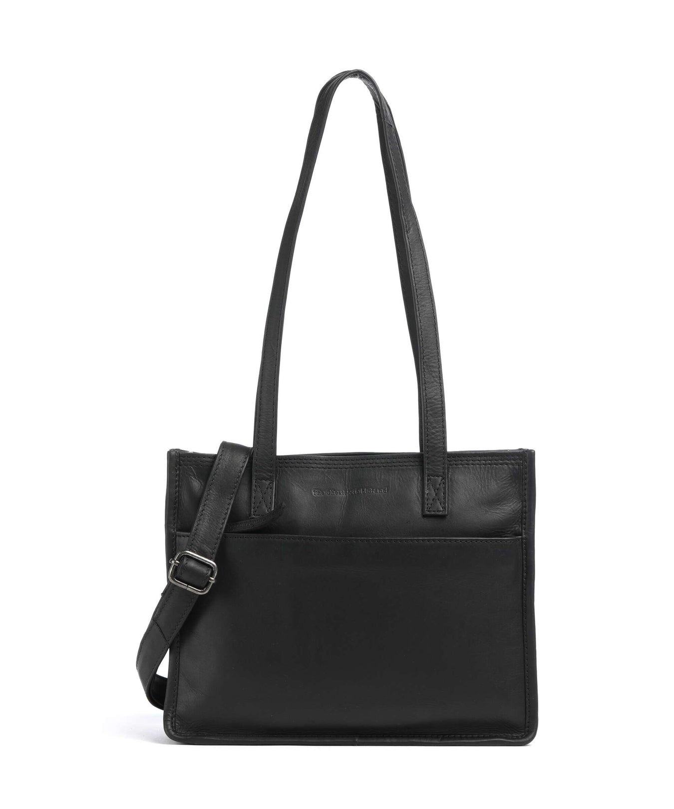 The Chesterfield Brand Wax Pull Up Cow Estella Tote bag black