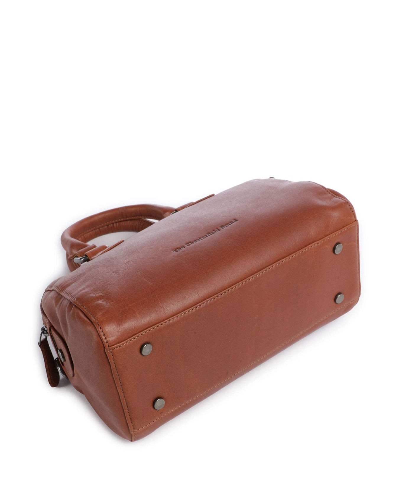 The Chesterfield Brand Wax Pull Up Cow Dalford Handbag cognac