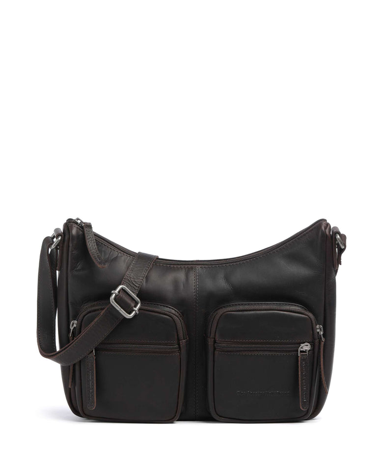 The Chesterfield Brand Wax Pull Up Cow Valenora Crossbody bag brown