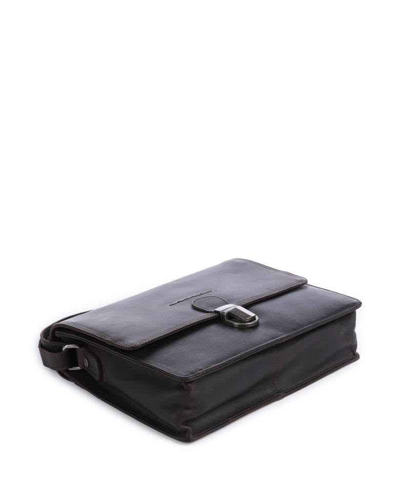 The Chesterfield Brand Wax Pull Up Cow Lunor Crossbody bag brown