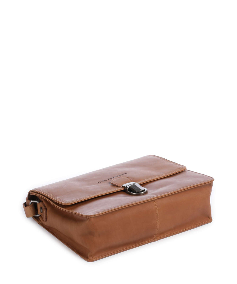 The Chesterfield Brand Wax Pull Up Cow Lunor Crossbody bag cognac