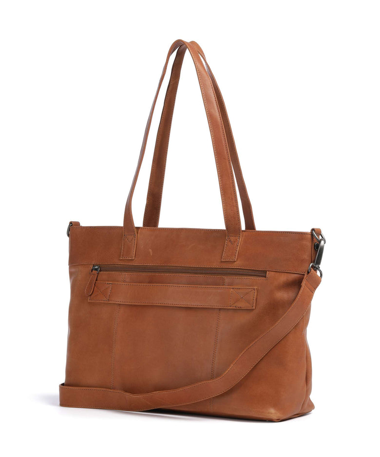 The Chesterfield Brand Wax Pull Up Cow Osira Tote bag cognac