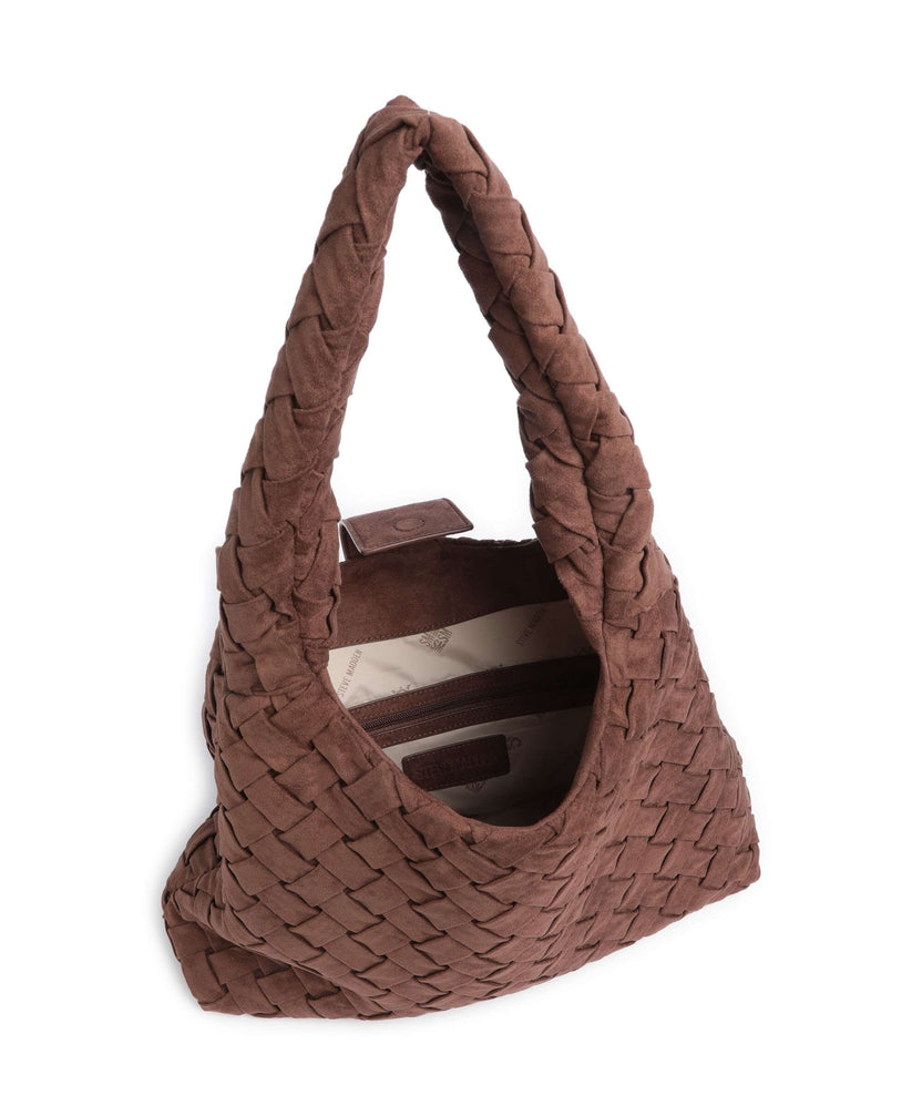 Steve Madden BRHIANON Hobo bag chocolate/gold