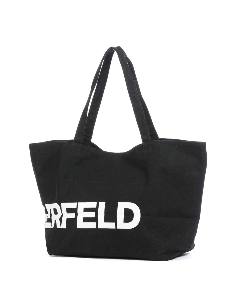 Karl Lagerfeld K/Essential Big Logo Tote bag black/white