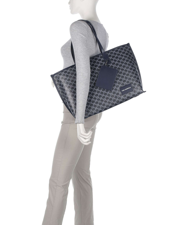 Karl Lagerfeld K/Voyage Tote bag navy blue/mono