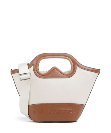 Karl Lagerfeld K/Aviator Käsilaukku natural canvas/tan