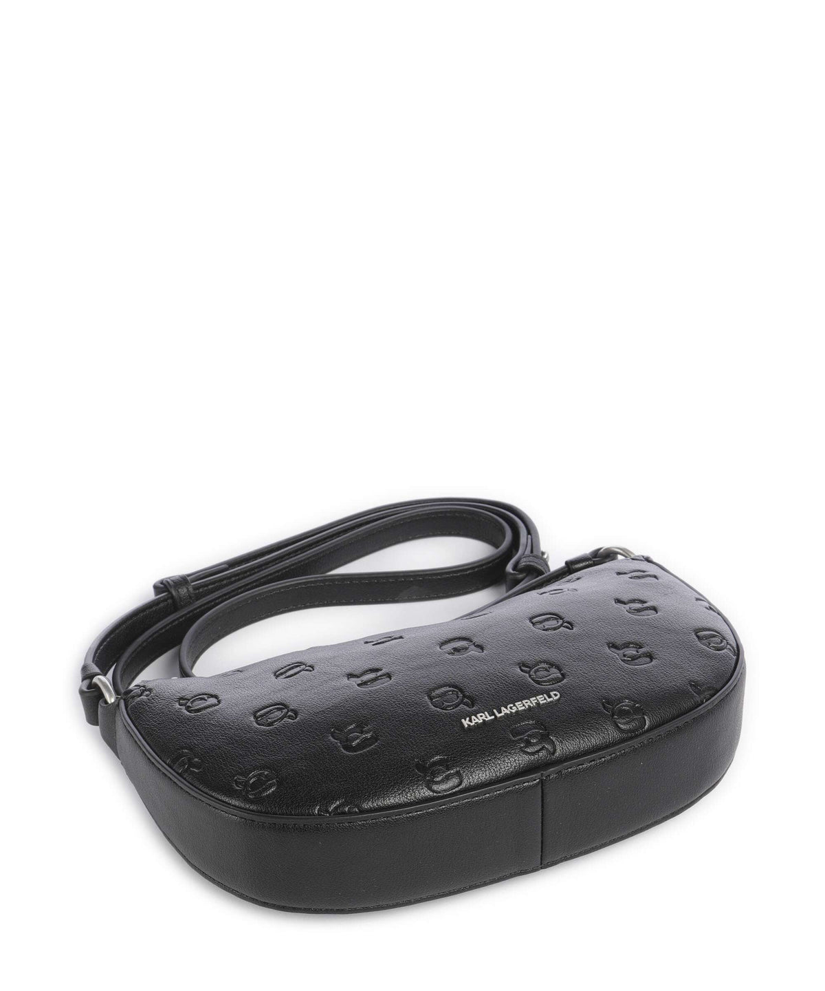 Karl Lagerfeld K/Ikon Monogram Crossbody bag tonal black