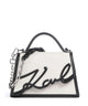 Karl Lagerfeld K/Signature 2.0 Käsilaukku white/black