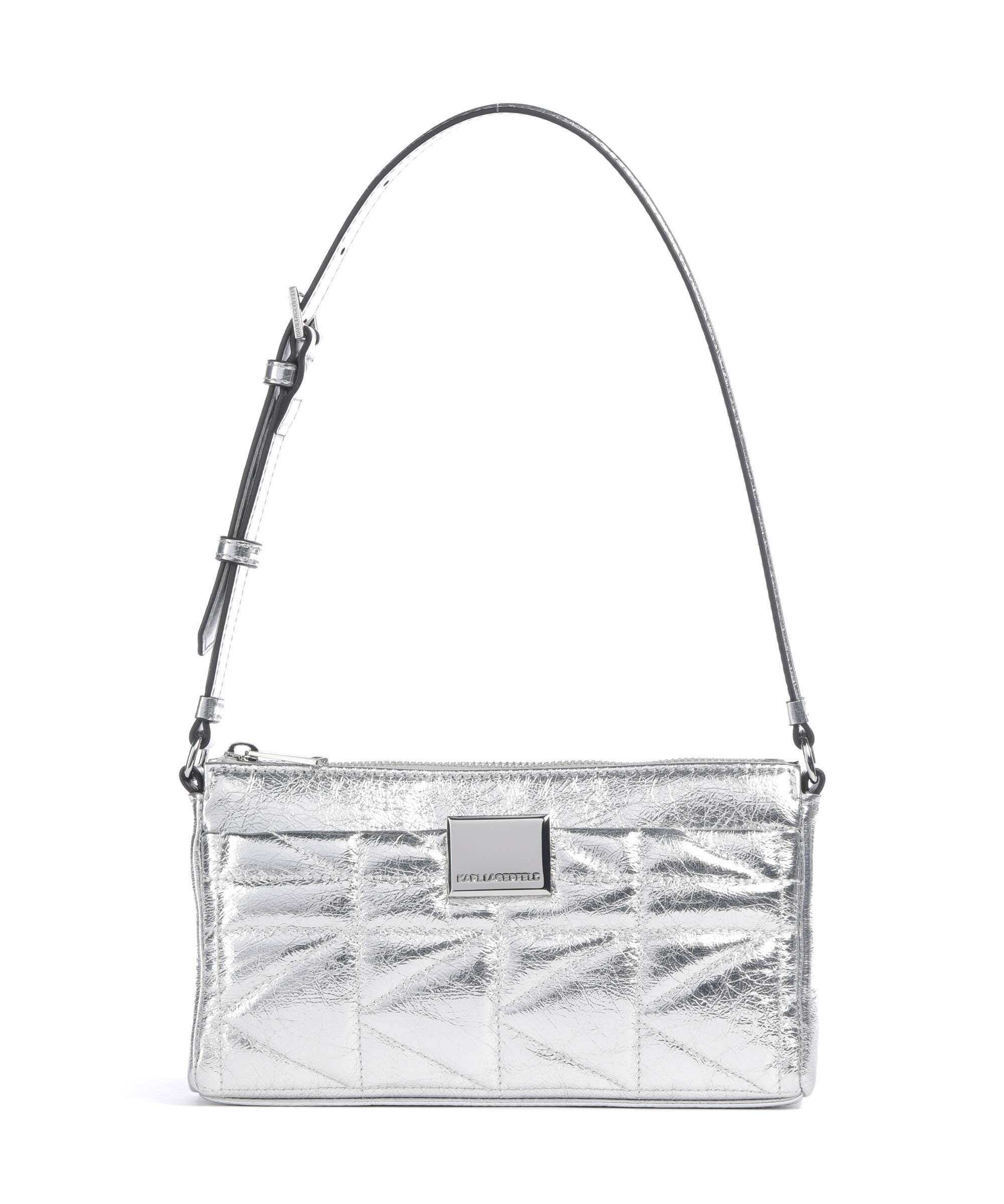 Karl Lagerfeld K/Kuilt Small Shoulder bag silver