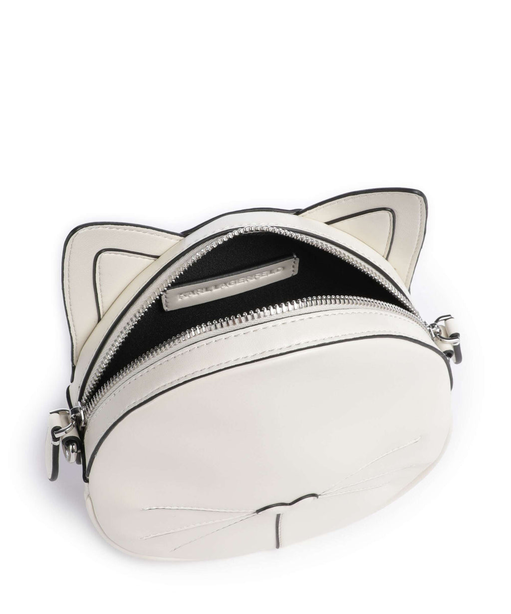 Karl Lagerfeld Ikon Chat Crossbody bag off white