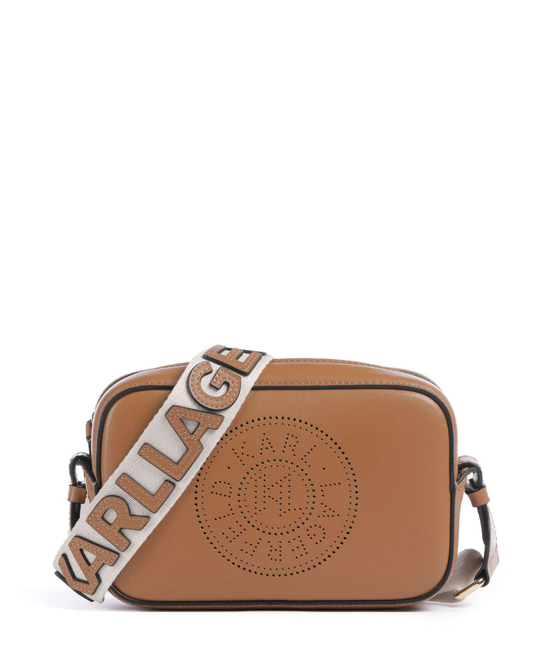 Karl Lagerfeld K/Circle Crossbody bag caramel