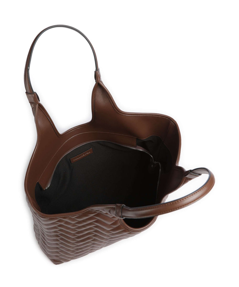 Karl Lagerfeld K/Brick Medium Tote bag dark friar brown