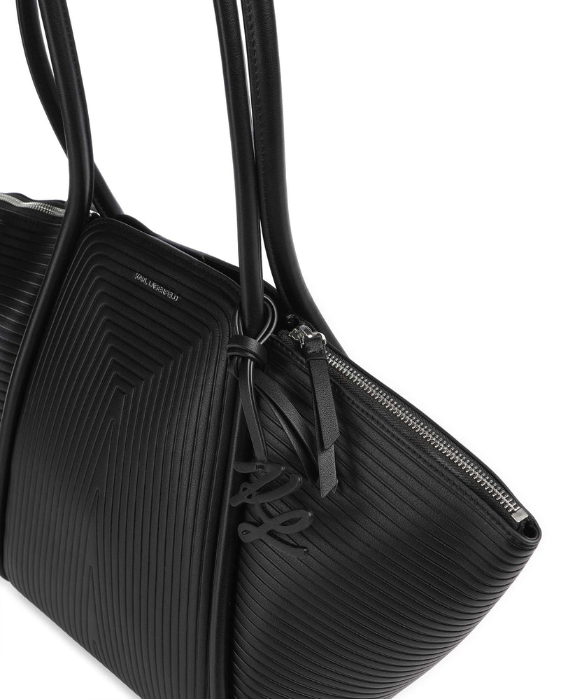 Karl Lagerfeld K/Wellen Medium Tote bag black