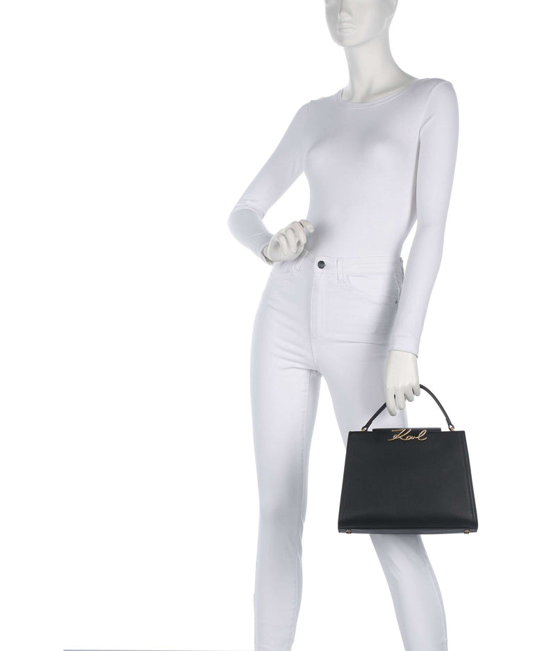 Karl Lagerfeld K/Signature Medium Handbag black/gold