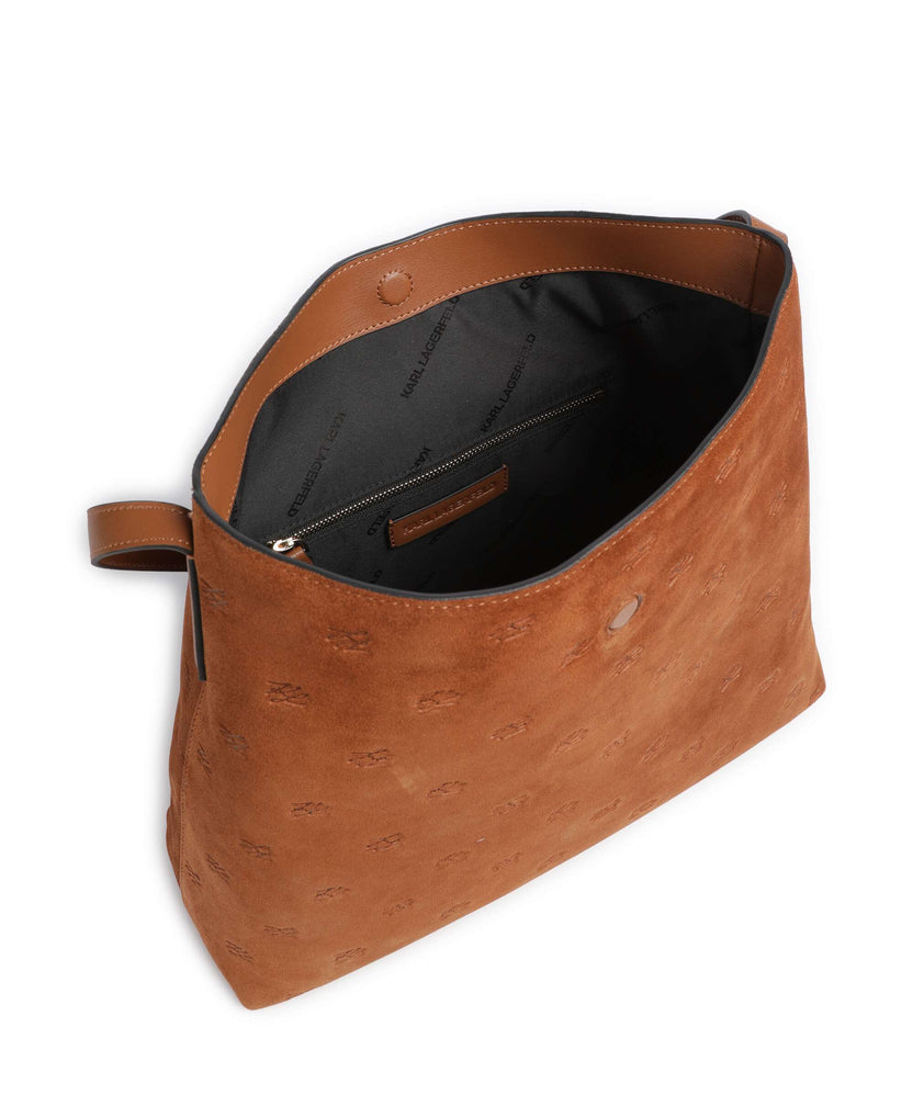 Karl Lagerfeld K/Autograph Hobo bag dark tan