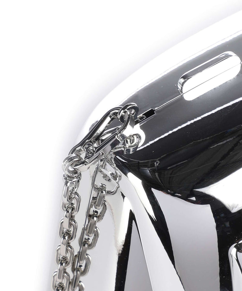 Karl Lagerfeld Ikon K Crossbody bag silver metal