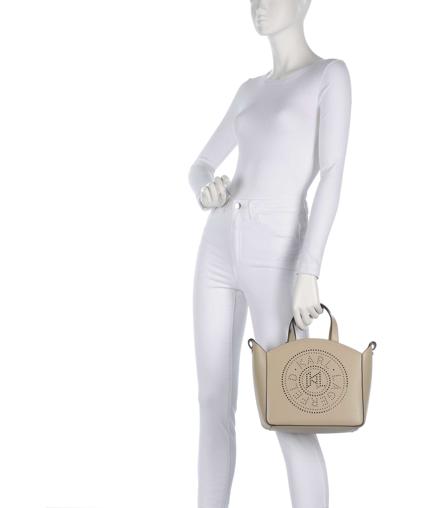 Karl Lagerfeld K/Circle Small Handbag safari