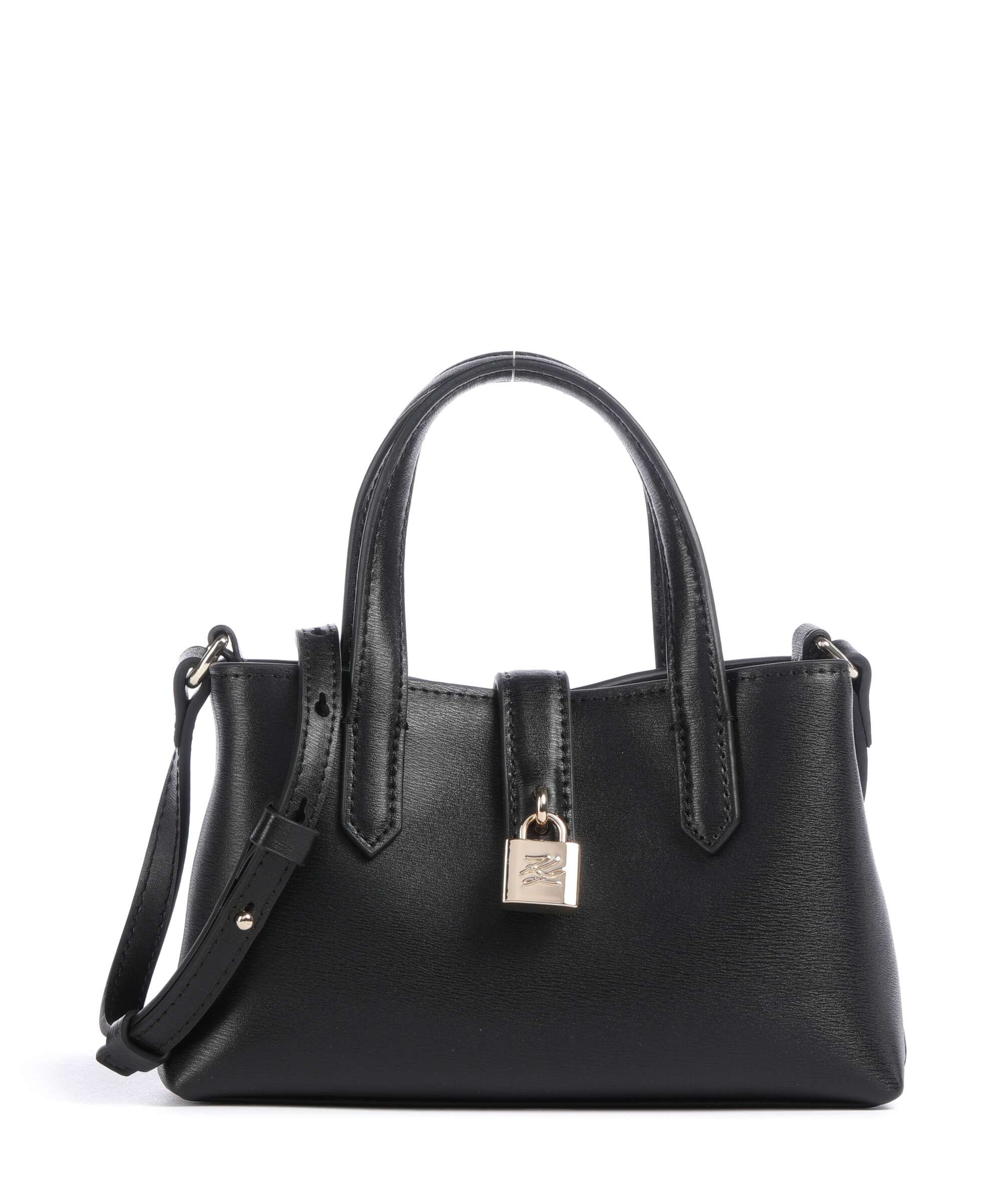Karl Lagerfeld K/Autograph Padlock Crossbody bag black/gold
