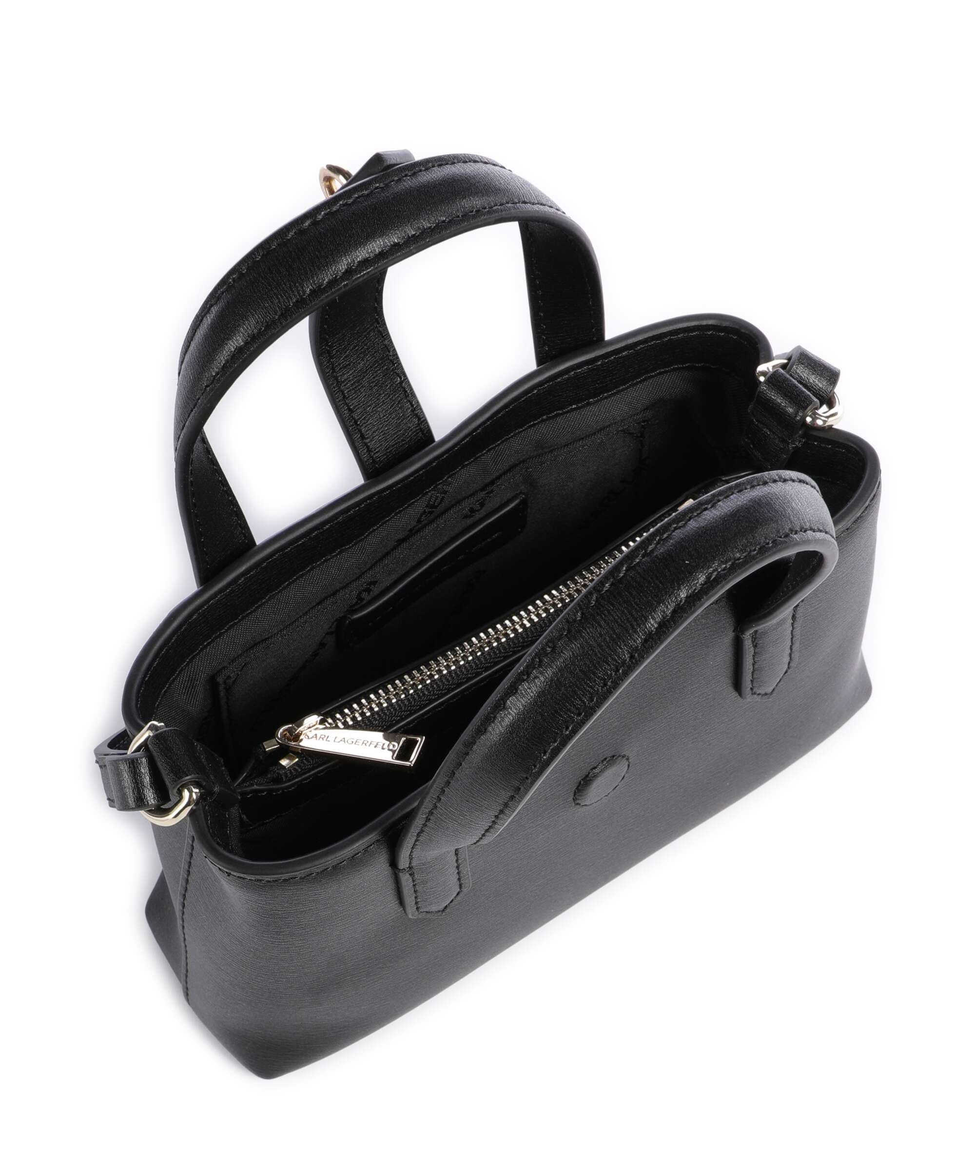 Karl Lagerfeld K/Autograph Padlock Crossbody bag black/gold