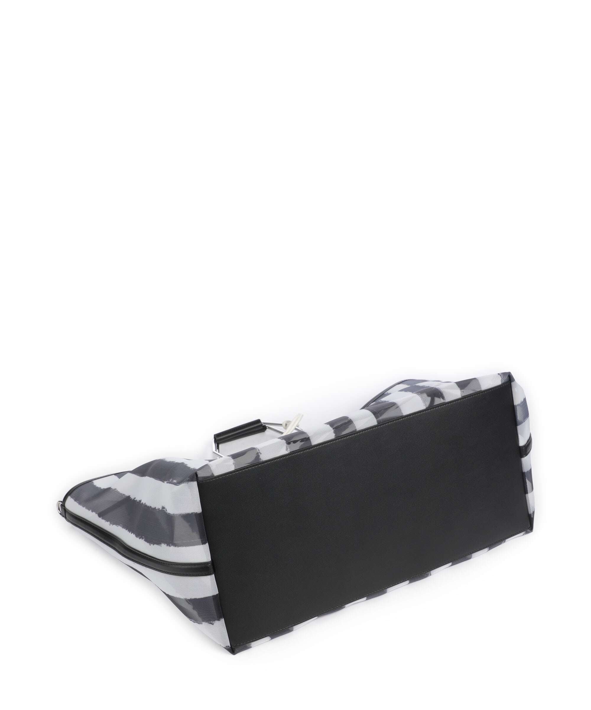 Karl Lagerfeld Ikon XXL Handbag black stripes