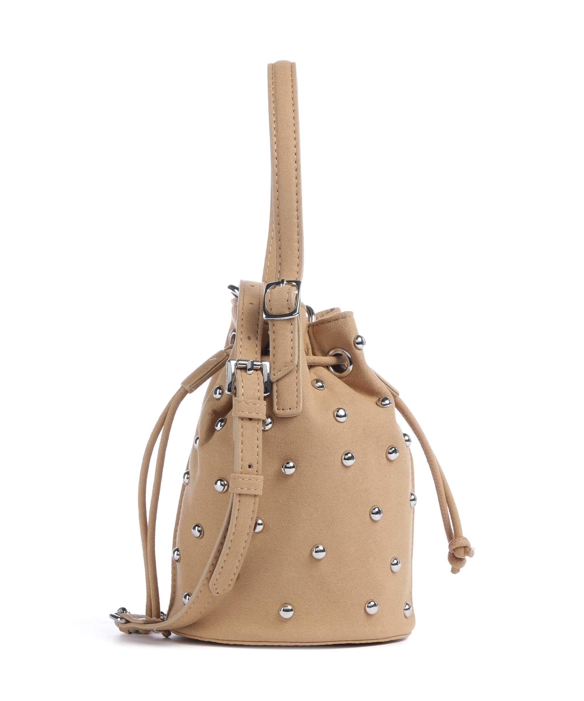 Steve Madden BSUNRAY Bucket bag tan/silver