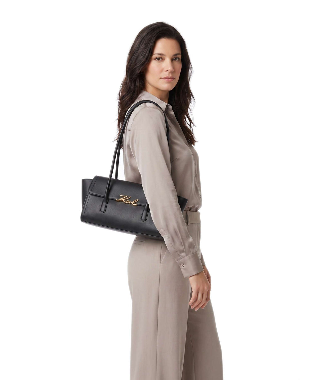 Karl Lagerfeld K/Signature Shoulder bag black/gold