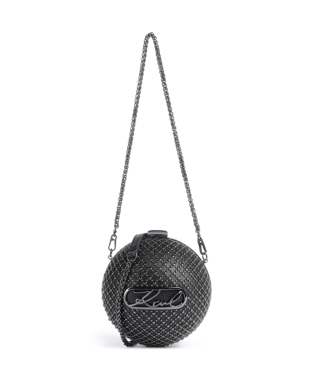 Karl Lagerfeld K/Signature Shoulder bag black embellishment