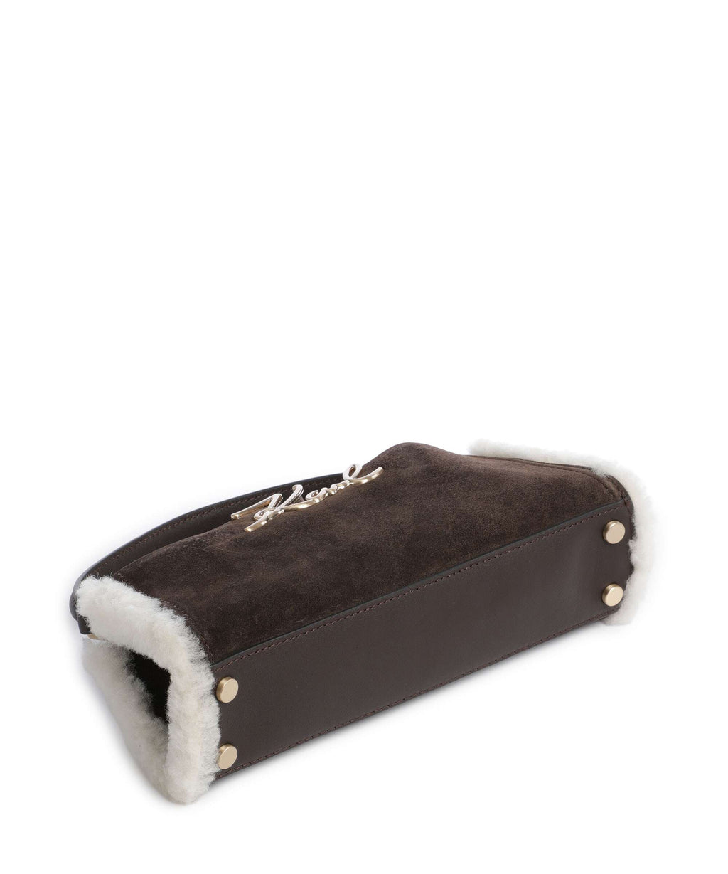 Karl Lagerfeld K/Signature Mini Crossbody bag tobacco