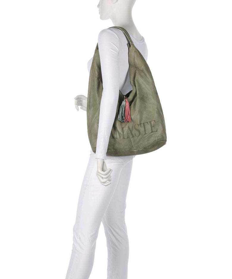 Taschendieb Wien Freundgasse 1 Tote bag green leaf