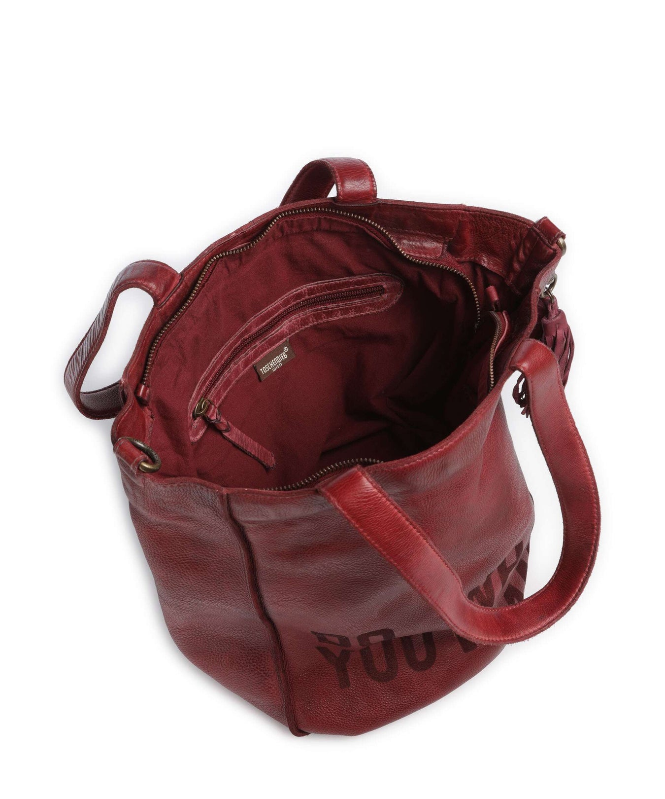 Taschendieb Wien Hanfgasse 2 Hobo bag red burgundy