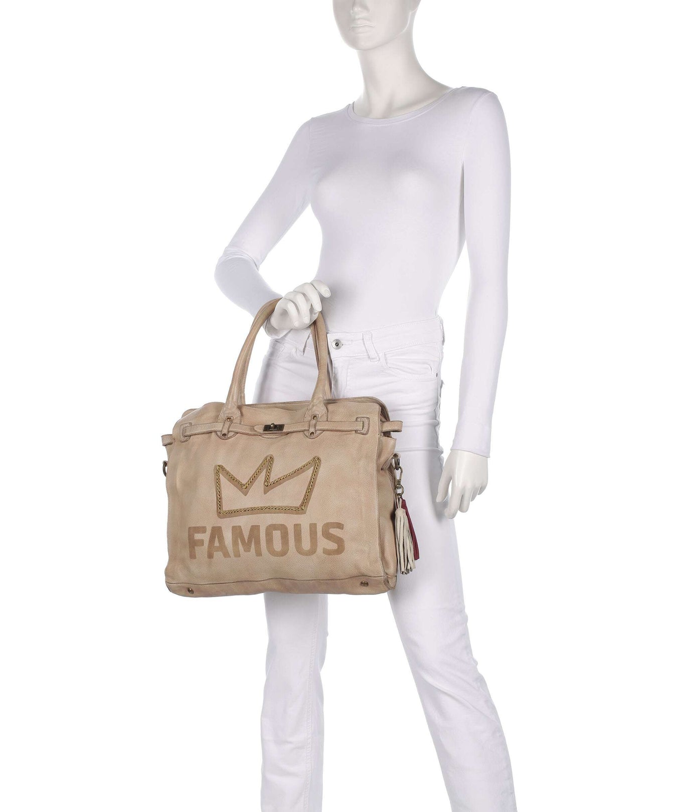 Taschendieb Wien Beethovenplatz 1 Handbag cream