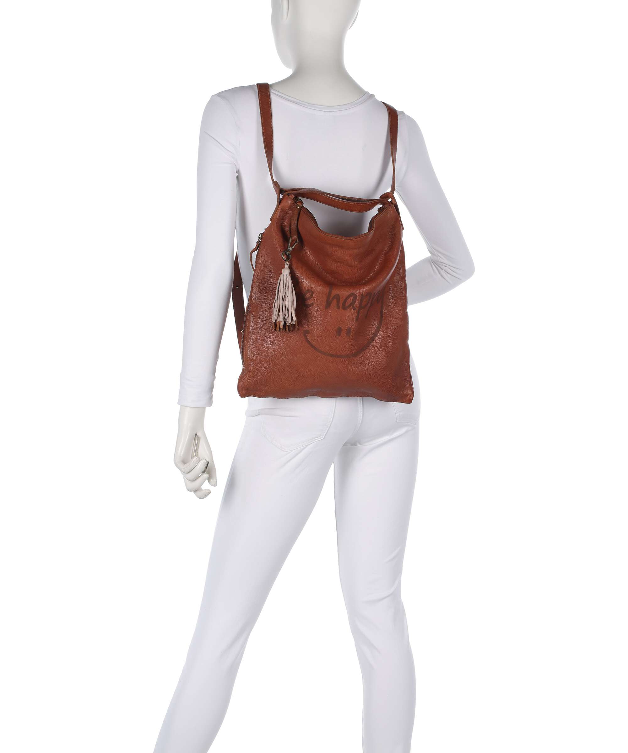 Taschendieb Wien Fröhlichgasse 3 Backpack bag cognac