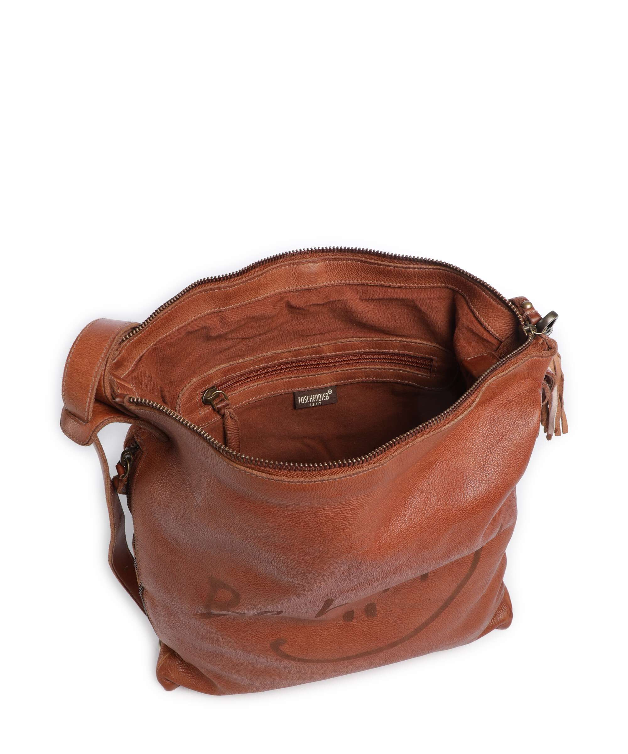 Taschendieb Wien Fröhlichgasse 3 Backpack bag cognac